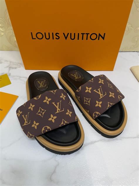 louis vuitton slides white|Louis Vuitton slides cheap.